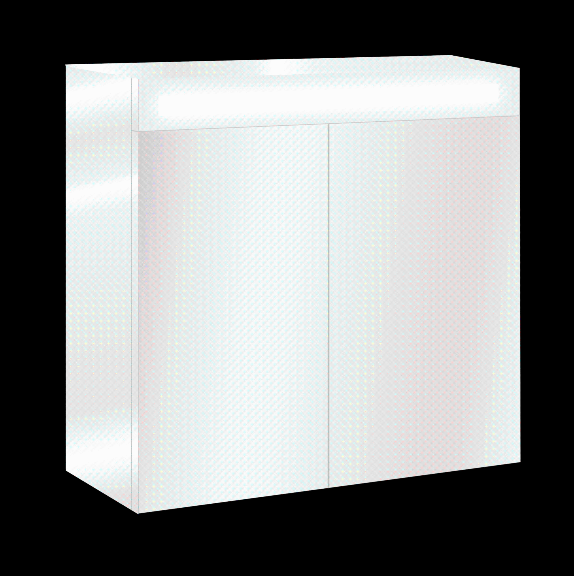Armoire de toilette lumineuse l. 60 cm, chromé Giulia Leroy Merlin