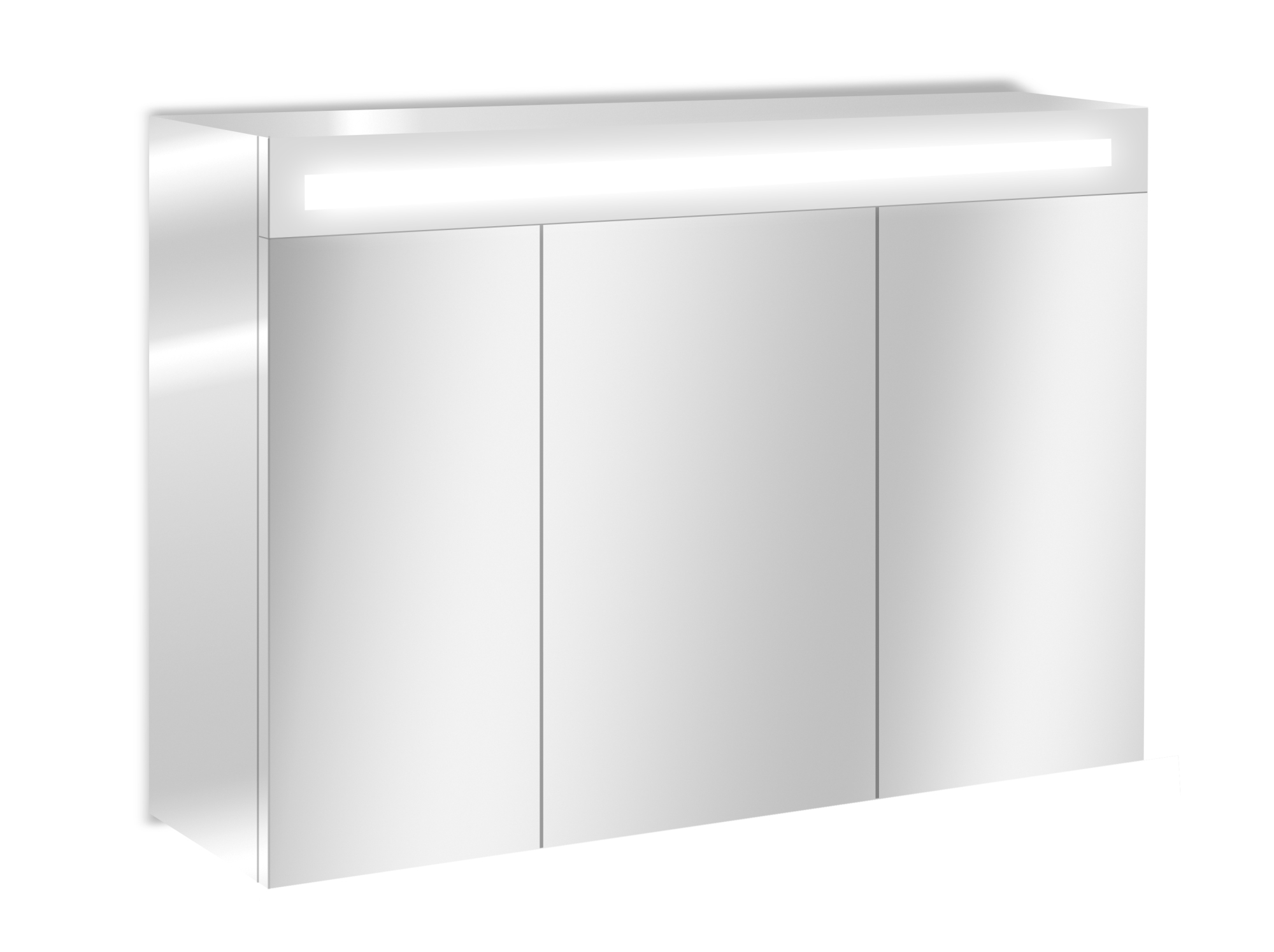 Armoire de toilette lumineuse l. 100 cm, chromé Giulia Leroy Merlin