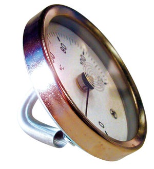 Thermomètre à clipser pour tuyau d'eau chaude 0–120 C 63 mm Jauge