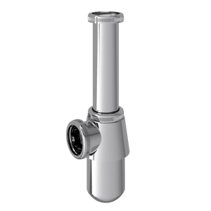 Siphon lavabo ABS chromé, Cylindrix, réglable 50/120 mm VALENTIN