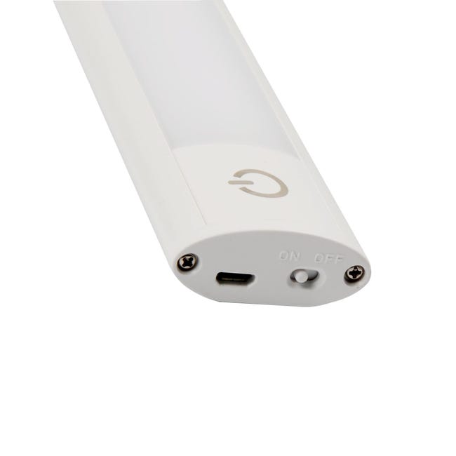 Réglette LED touch, rechargeable USB, 44 cm, Yilon, INSPIRE