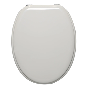 Siège de toilette MDF avec double système d'abaissement abattant WC  standard Bois