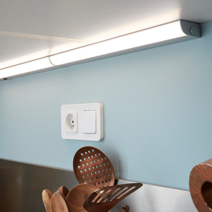 18W Éclairage Sous Meuble Cuisine Spot LED Lampe de Placard Sans Fil avec  Télécommande, Etanche IP44, Lot de 6