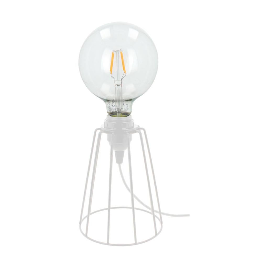 Lampe, E27 max 40W design métal blanc, CALI Cagy | Leroy Merlin