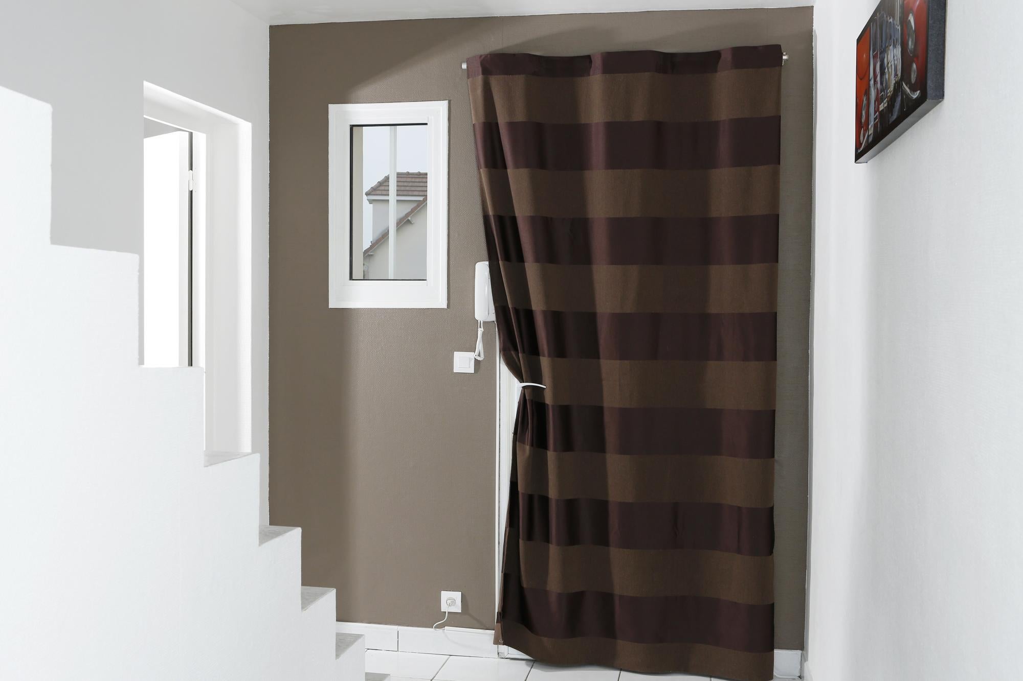 rideau phonique pour porte d entrée