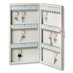 Armoires à clés Boîte À Clés Boîte À Clés en Fer Art 100 Armoire À 120 Clés  Boîte À Clés en Acier Boîte À Clés Boîte À Clés Murale (Color : Blanc