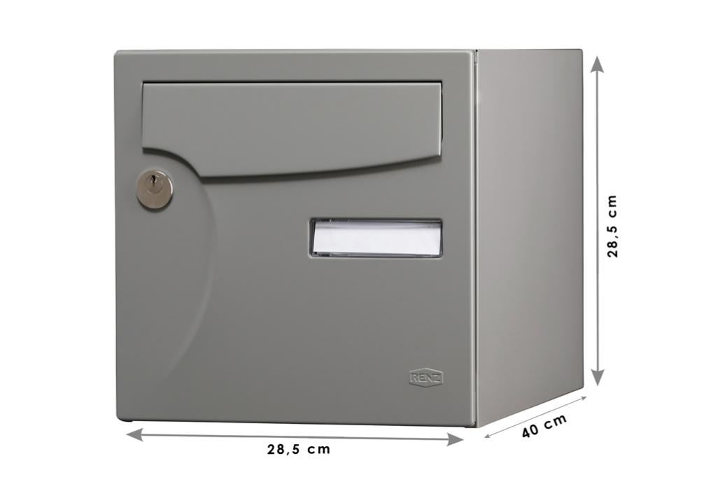 Boîte aux lettres normalisée la poste 2 portes ext RENZ Animation acier ...