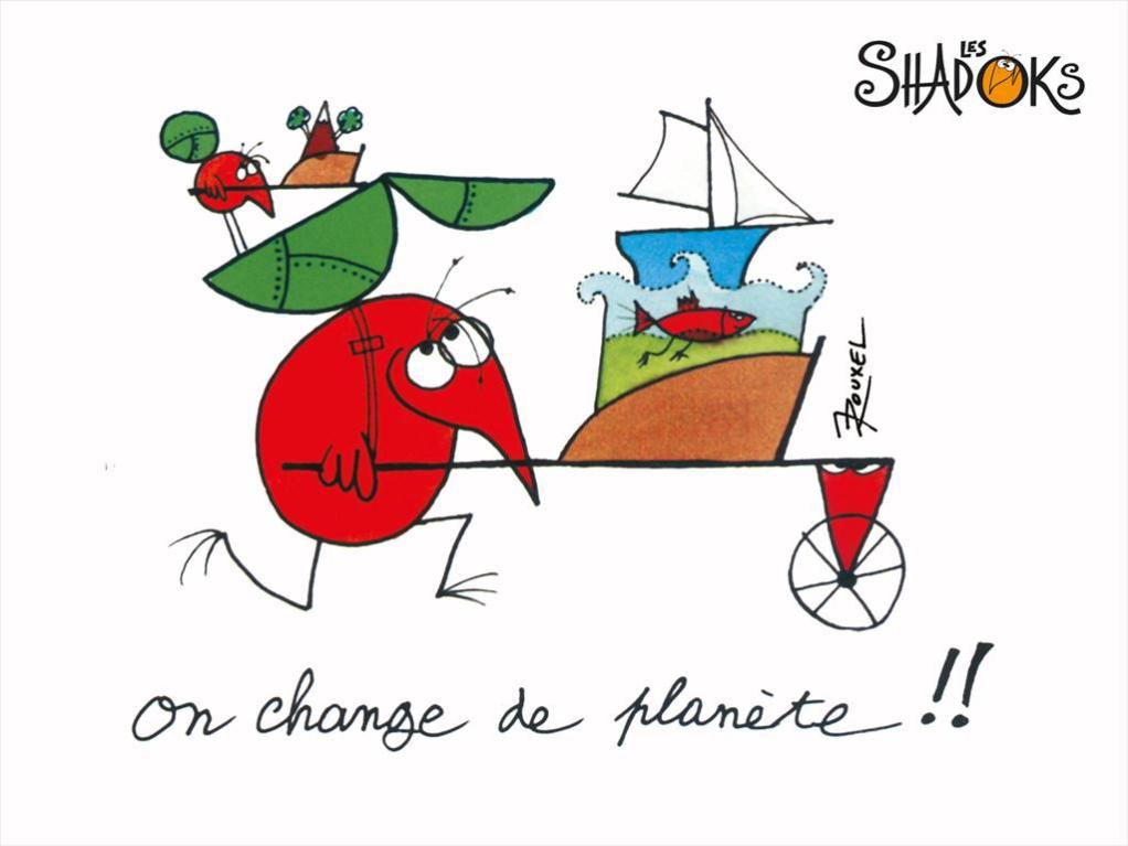 Affiche Les Shadoks Planète l.70 x H.50 cm | Leroy Merlin