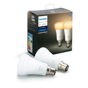 Ampoule LED E27 Standard Blanc-chaud 60W x2 PHILIPS : le lot de 2