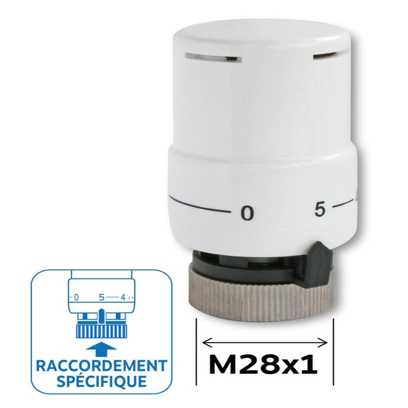 Tête de robinet thermostatique M28 x 1 SOMATHERM FOR YOU