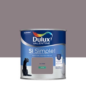 Peinture mur bleu canard satin DULUX VALENTINE Si simple ! 0.5l