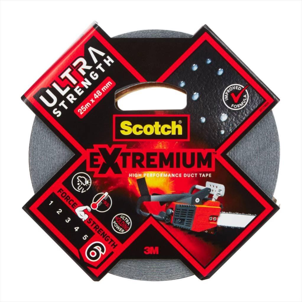 Adhésif de réparation Extremium SCOTCH L.25 m x l.48 mm noir
