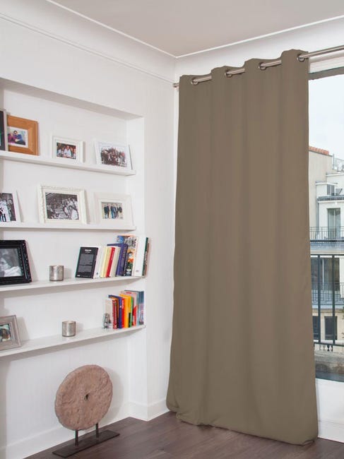 Rideau Occultant Revolution Grege L 135 X H 260 Cm Leroy Merlin Rideau Occultant Revolution Grege L 135 X H 260 Cm Leroy Merlin