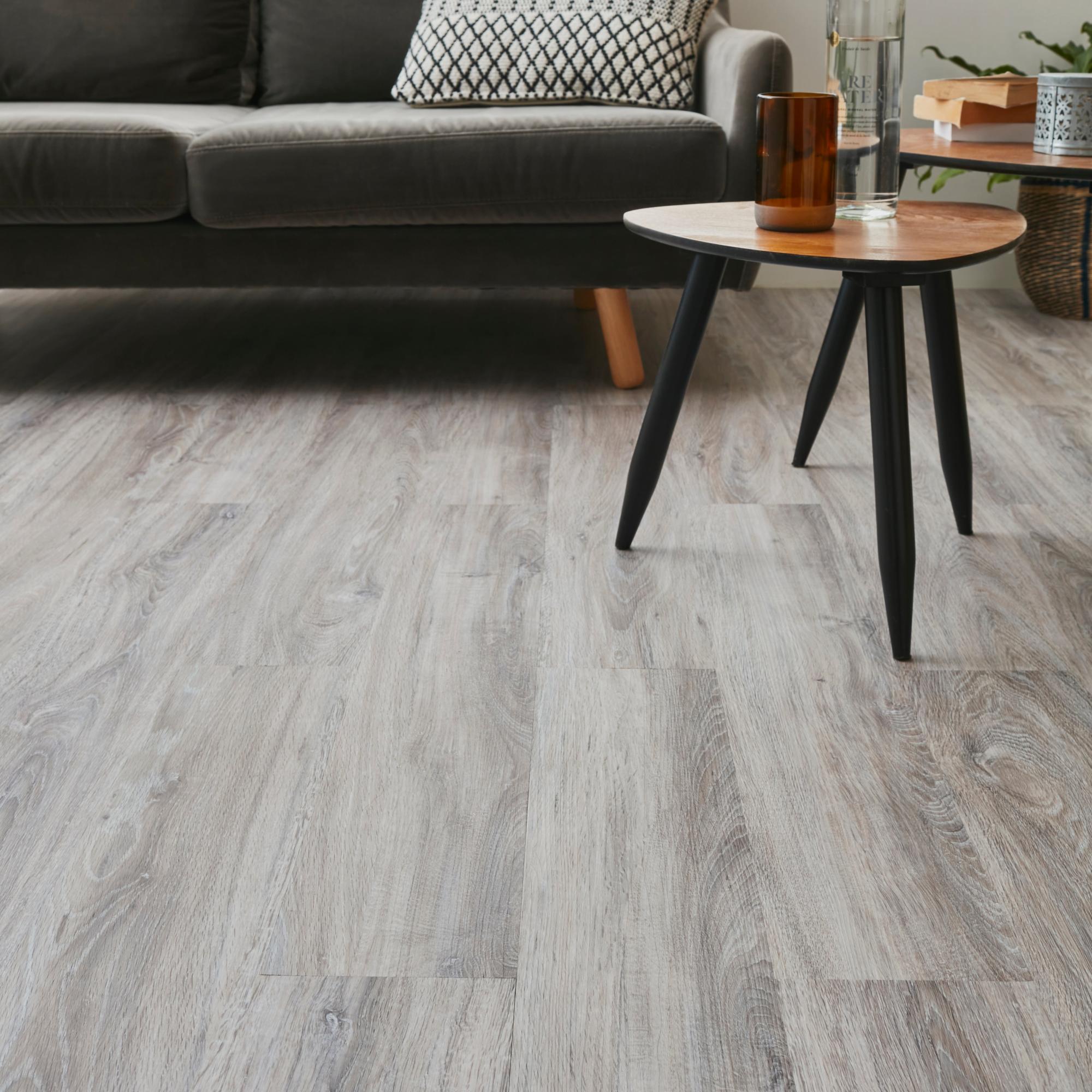 Lame PVC adhésive medio ARTENS Mayum bois gris Leroy Merlin