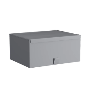 Cube de rangement - 28 x 28 x H 28 cm - Gris