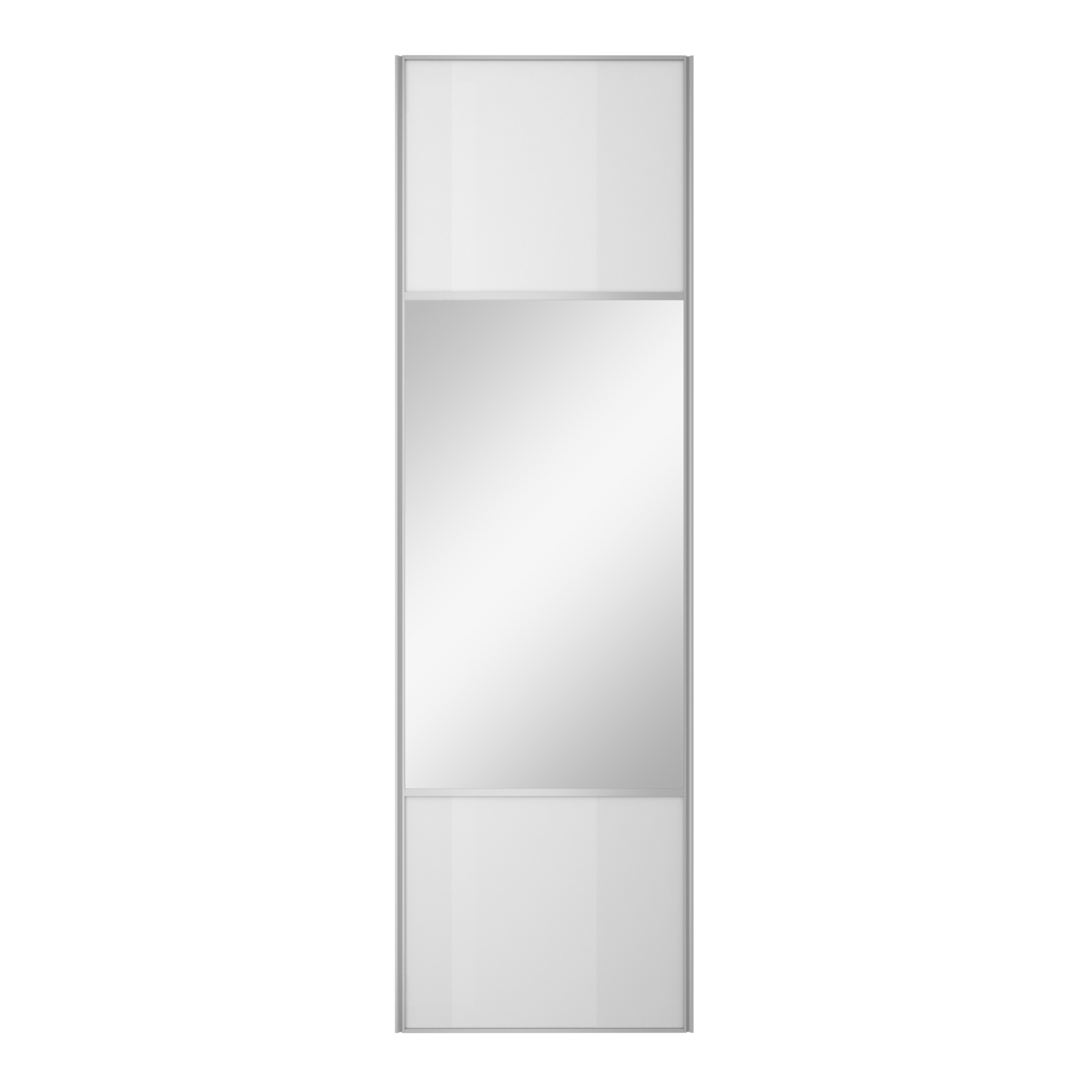 Porte de placard coulissante Shine miroir l.76.2xH.250cm Leroy Merlin
