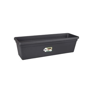 Pot plastique ELHO Diam.39.9 L.39.9 x l.39.9 x H.36.8 cm noir