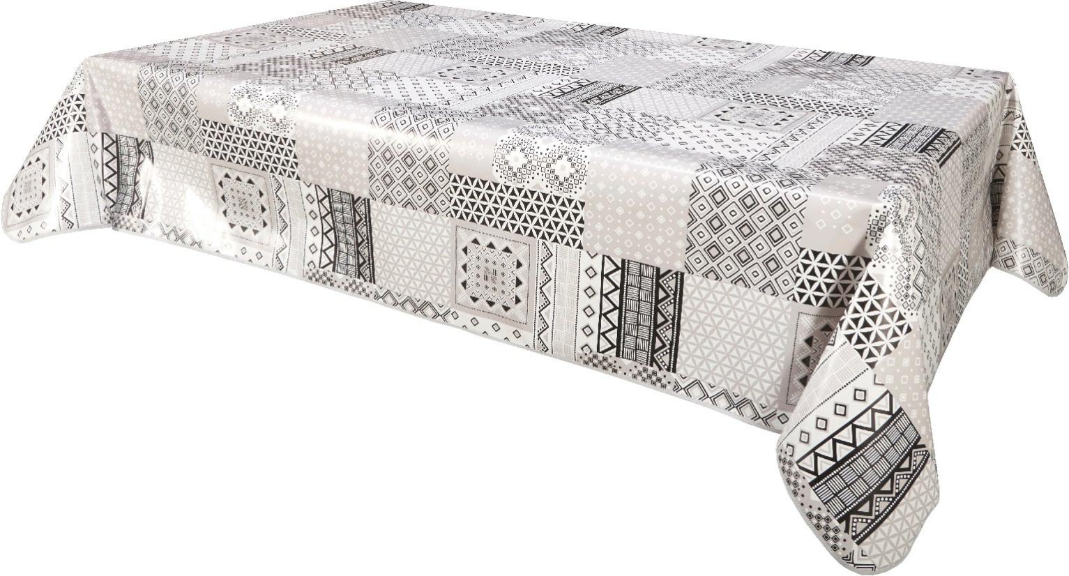 Nappe Toile Cirée 140x240 Cm Carlita Blanc Pvc à Prix Carrefour