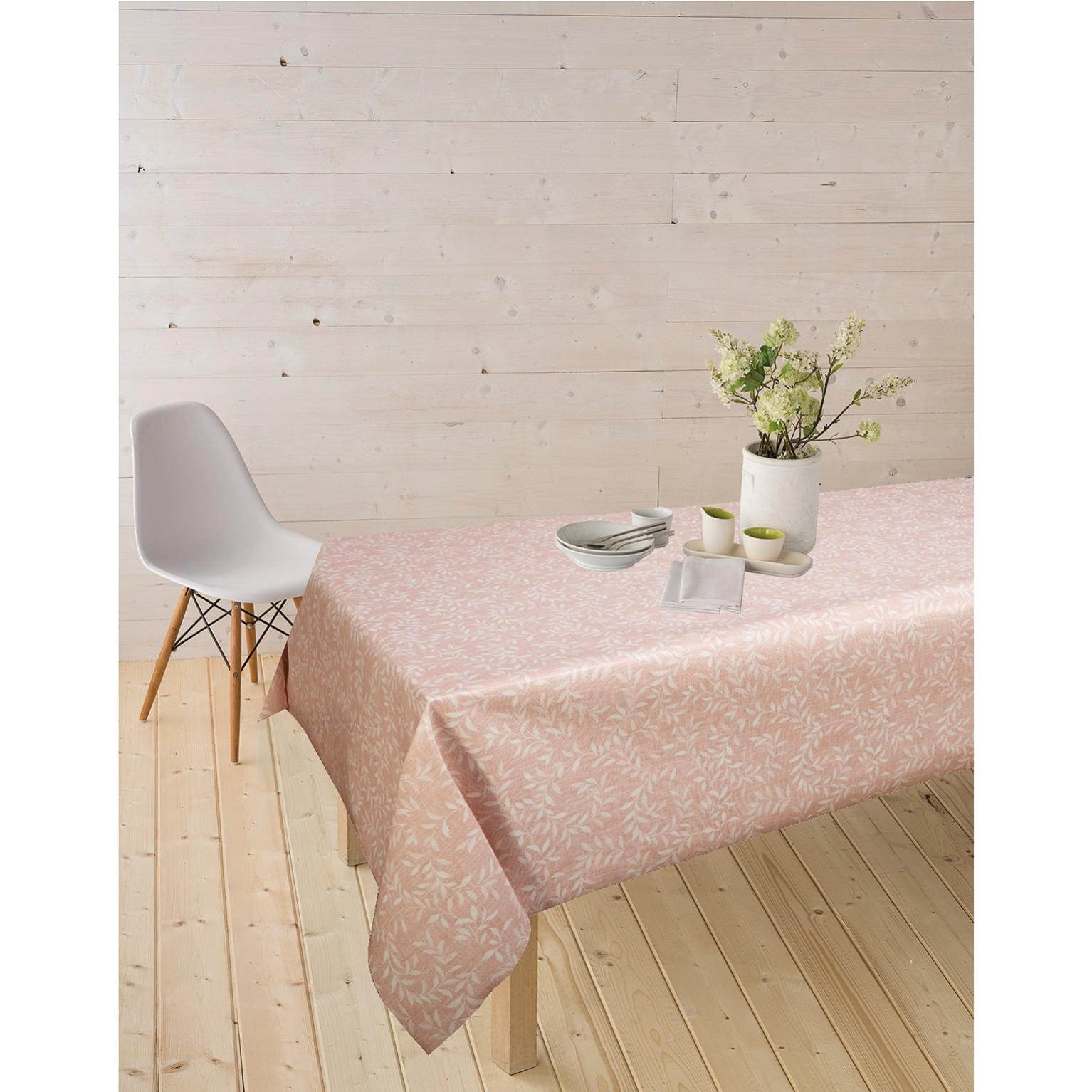 Toile Cirée Décorative TWIST Effet Nacré - Rectangle 140x100 Cm Antitache - Parfaite Pour La Table