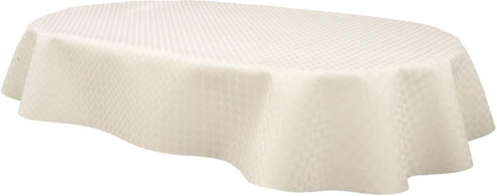 Protège-table rectangulaire l.135 x L.220 cm, pvc blanc Gom'uni