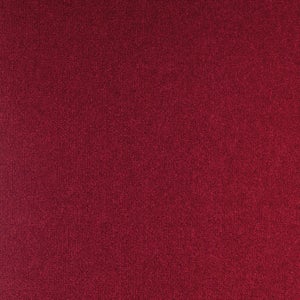 Moquette velours GLENMOY, col rouge, rouleau 3.66 m