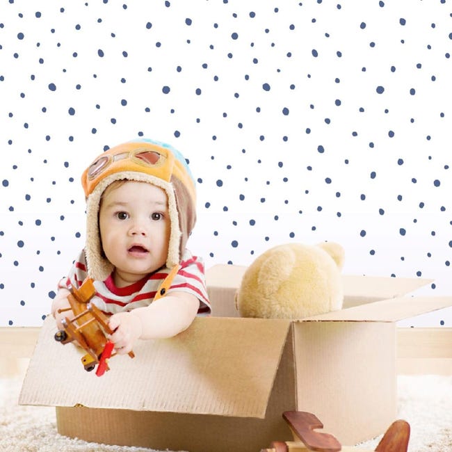 Papier Peint Intisse Babyland Plumetis Bleu Leroy Merlin Papier Peint Intisse Babyland Plumetis Bleu Leroy Merlin