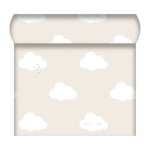Papier peint intissé Babyland nuage beige
