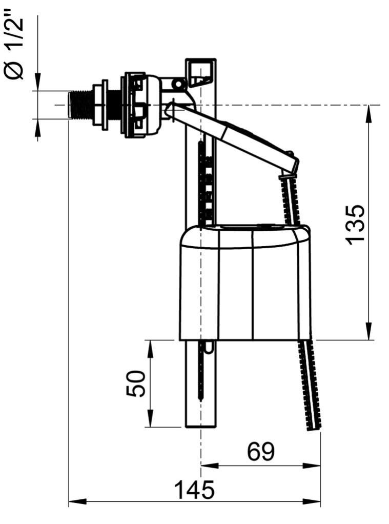 Robinet Flotteur Kompact Plastique Lat Rale Piston Wirquin Leroy Merlin