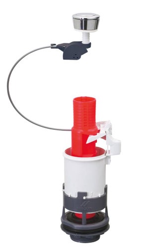 Mécanisme de chasse d'eau double chasse 3L/6L Wirquin MW2 + câble