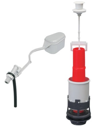 Chasse d'eau simple à bouton poussoir WIRQUIN MP12