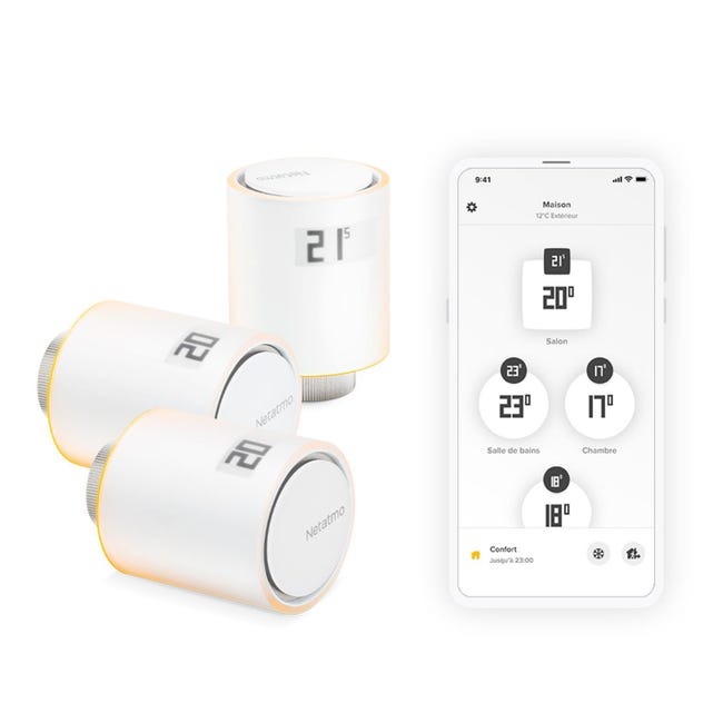 Thermostat connecté intelligent OTH-PRO de la marque NETATMO