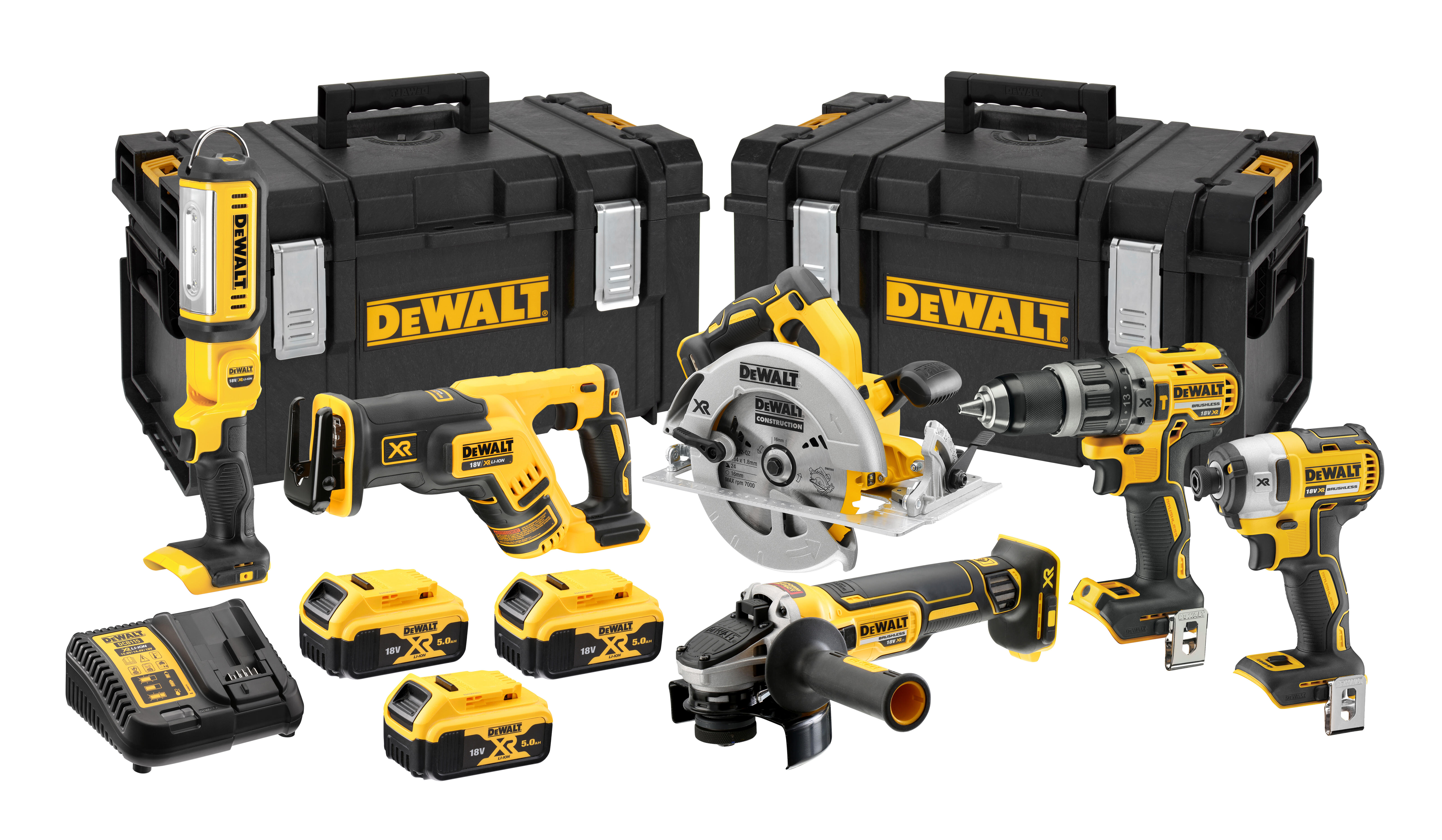 Pack De Outils Sans Fil Dewalt Dck P Qw Ah Batteries Leroy