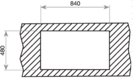Evier à encastrer 1 grand bac avec égouttoir, Inox lisse, ETOILE Gris - 3