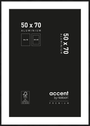 Achetez Cadre Selection Or 50x70 cm - Passe-partout Blanc 42x59,4