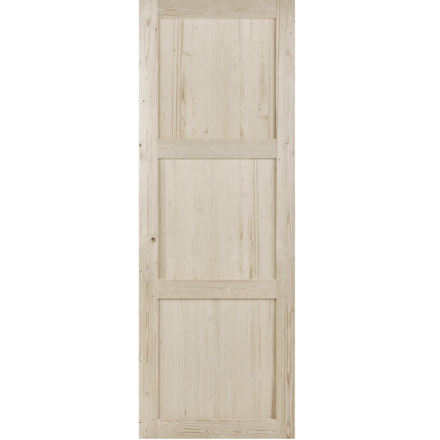 Porte coulissante bois Argan, H.204 x l.73 cm Leroy Merlin