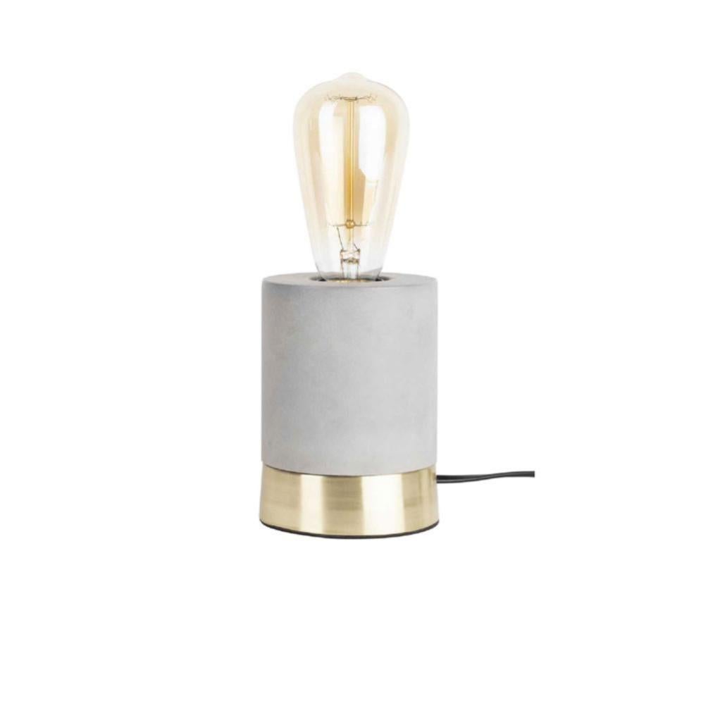Lampe, E27 max 60W classique chic béton blanc Gypse | Leroy Merlin