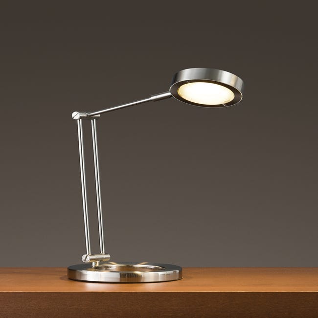 Lampe de bureau à pince, design, pvc, BIGBEN 500 lm Ring Light