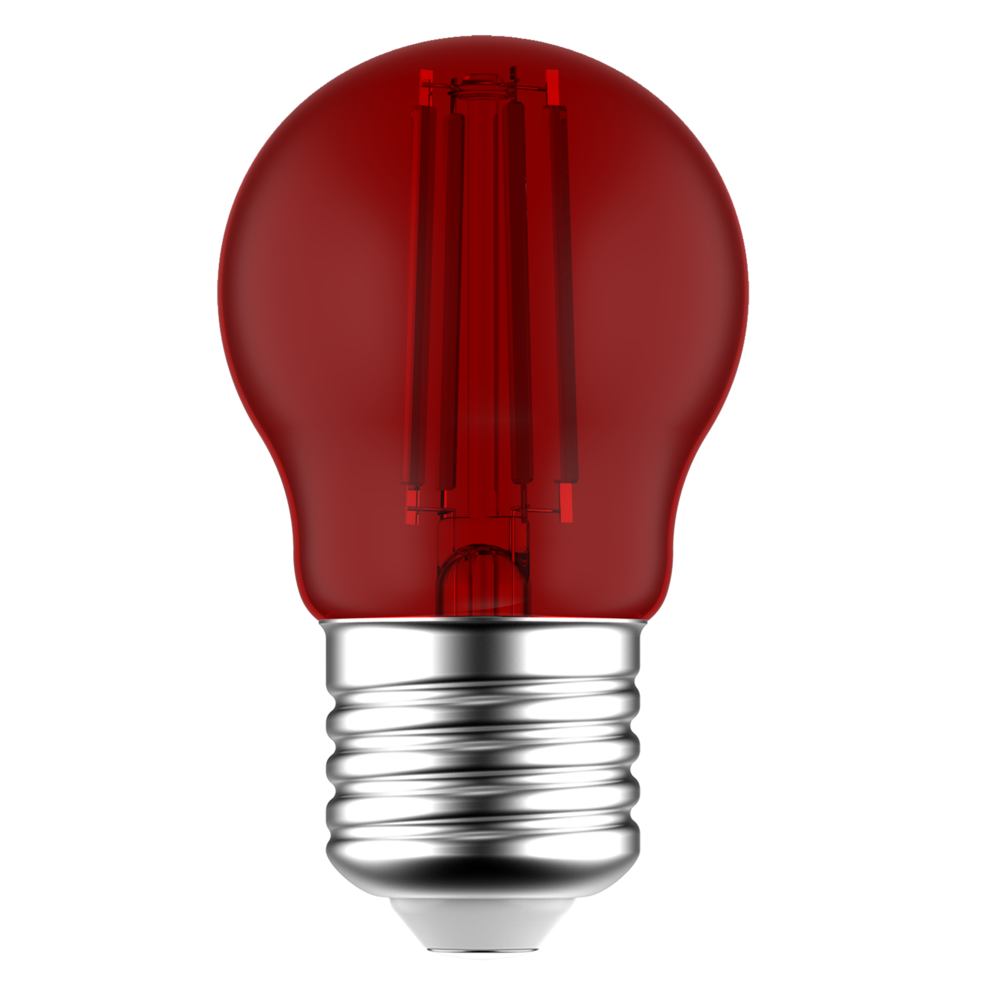 Ampoule décorative led rouge sphérique E27 105 Lm = 10.5 W, LEXMAN