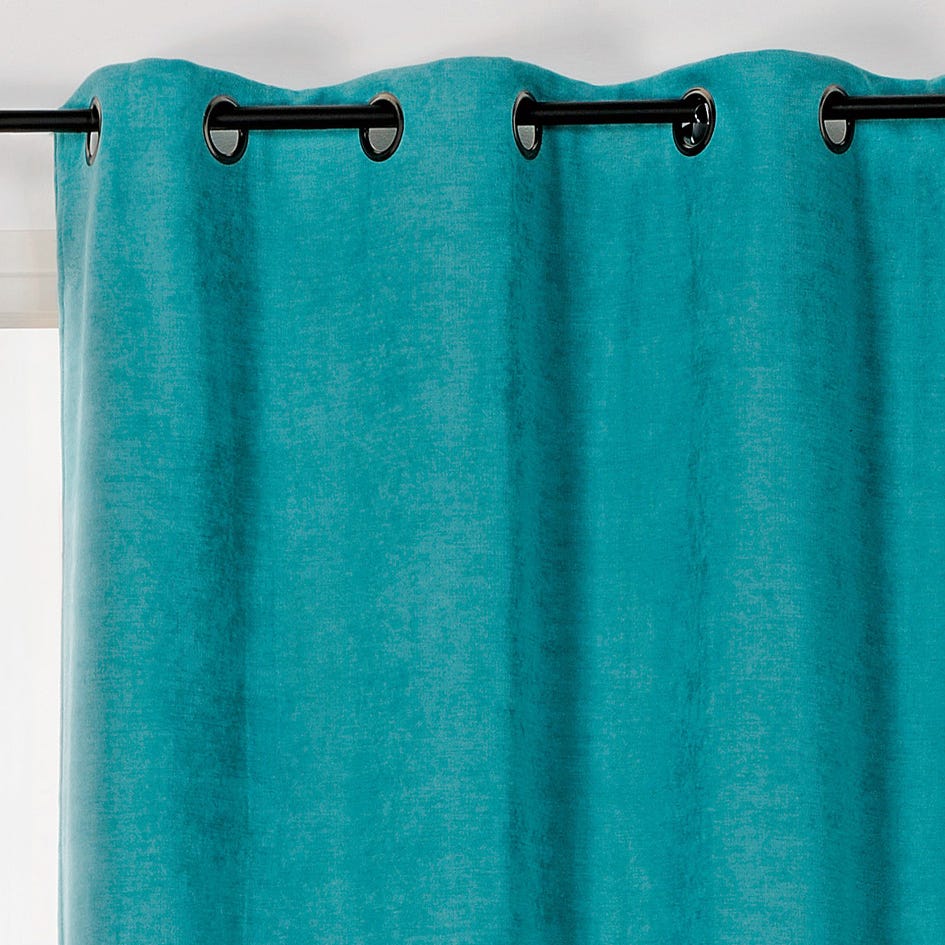 Rideau occultant thermique turquoise - Esprit rideau
