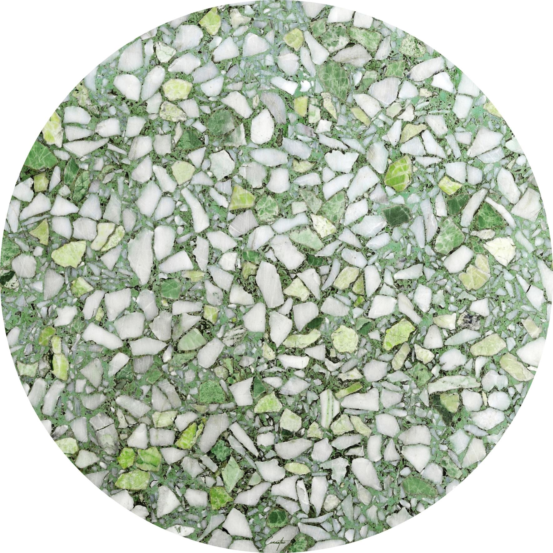 Plexiglass imprimé Green Mosaïc, vert ARTIS l.65 x H.65 cm Leroy Merlin