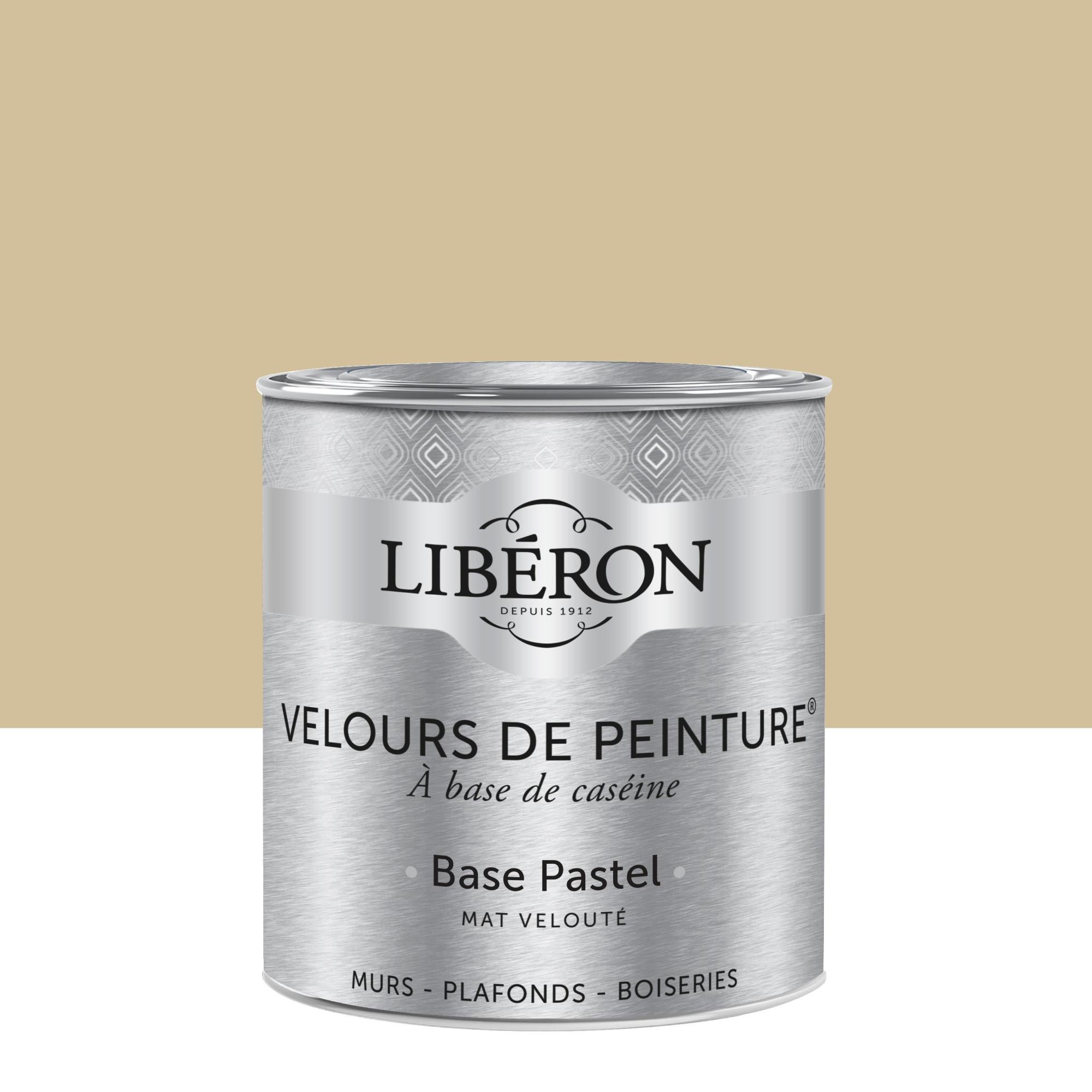 Peinture multisupport murs, plafonds et boiseries Velours de peinture beige peau de chamois Libéron 2,5L