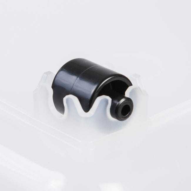 3 bacs de rangements à roulettes avec couvercle plastique Klipso 60L  transparent/noir