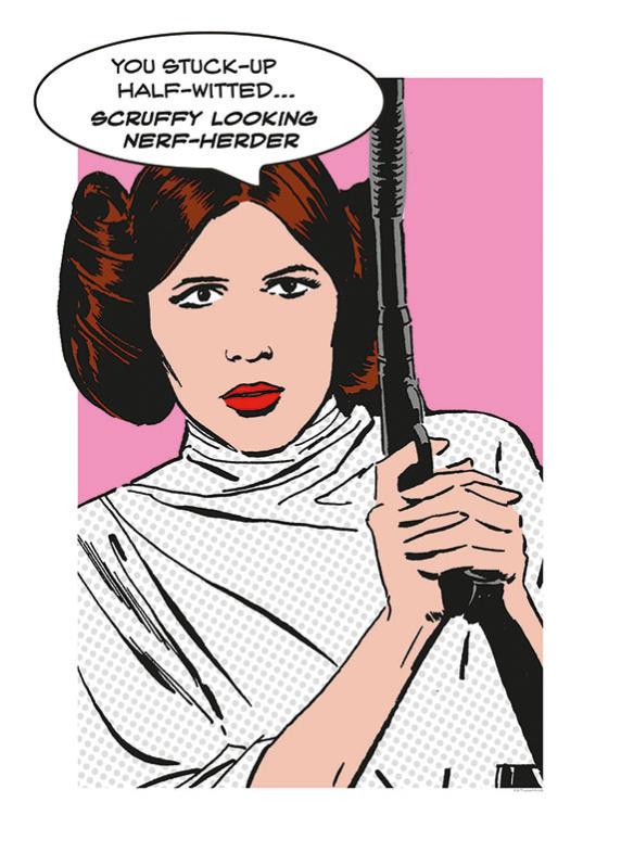 Poster Star Wars Komar - Java Con Frase Celebre - Stampa Artistica 50x70 Cm Su Carta Premium Tedesca - Senza Cornice
