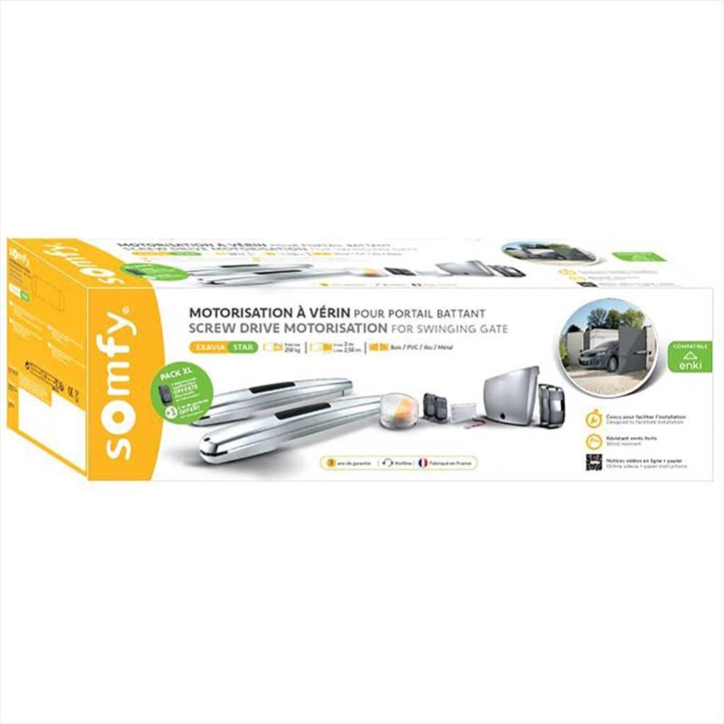 Motorisation Portail 2 Battants Nice Walkykit 2024 Automatisme portail battant au meilleur prix | Leroy Merlin