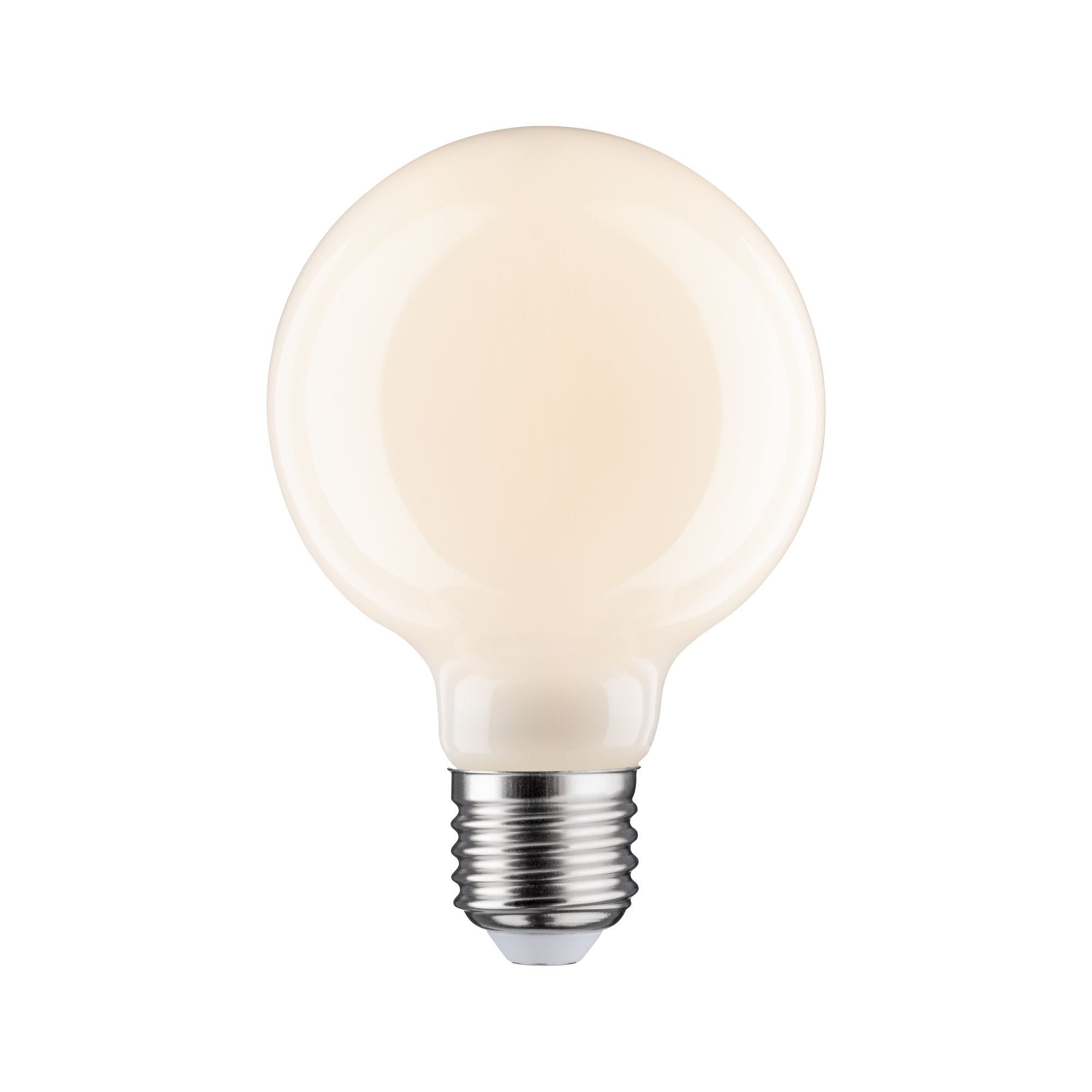Ampoule led filament carbone, globe 125mm, E27, 45W, blanc très chaud,  LEXMAN