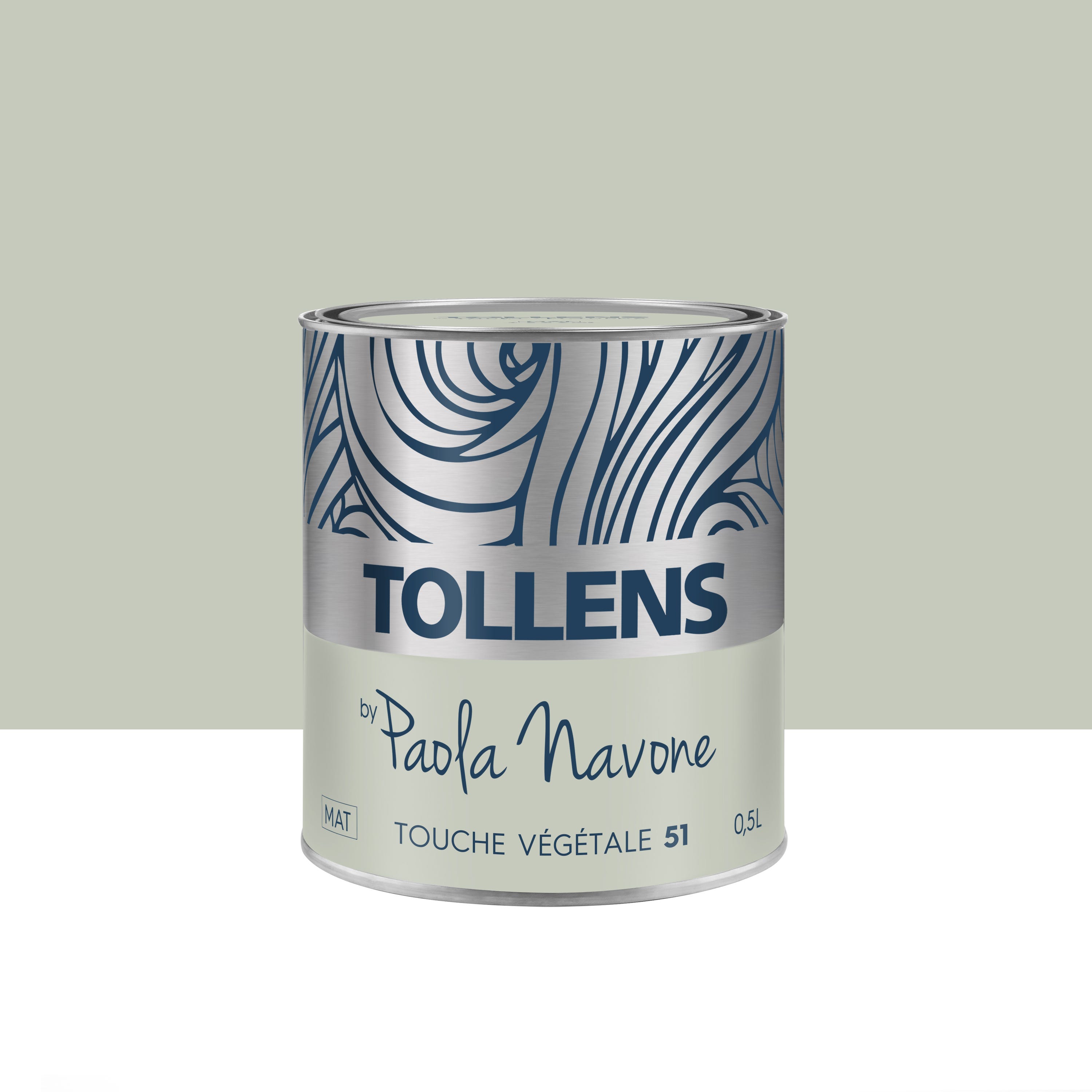 Peinture murs et boiseries Tollens gris anthracite satin 2,5L