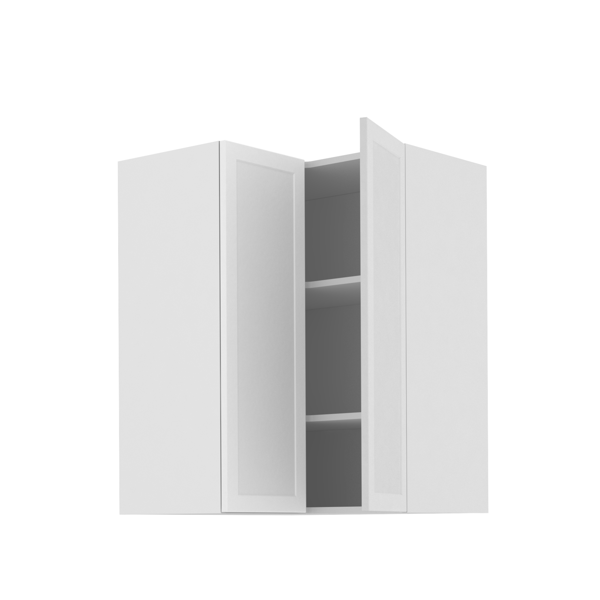 Meuble haut de cuisine Newport blanc, 2 portes H103xl67 Leroy Merlin