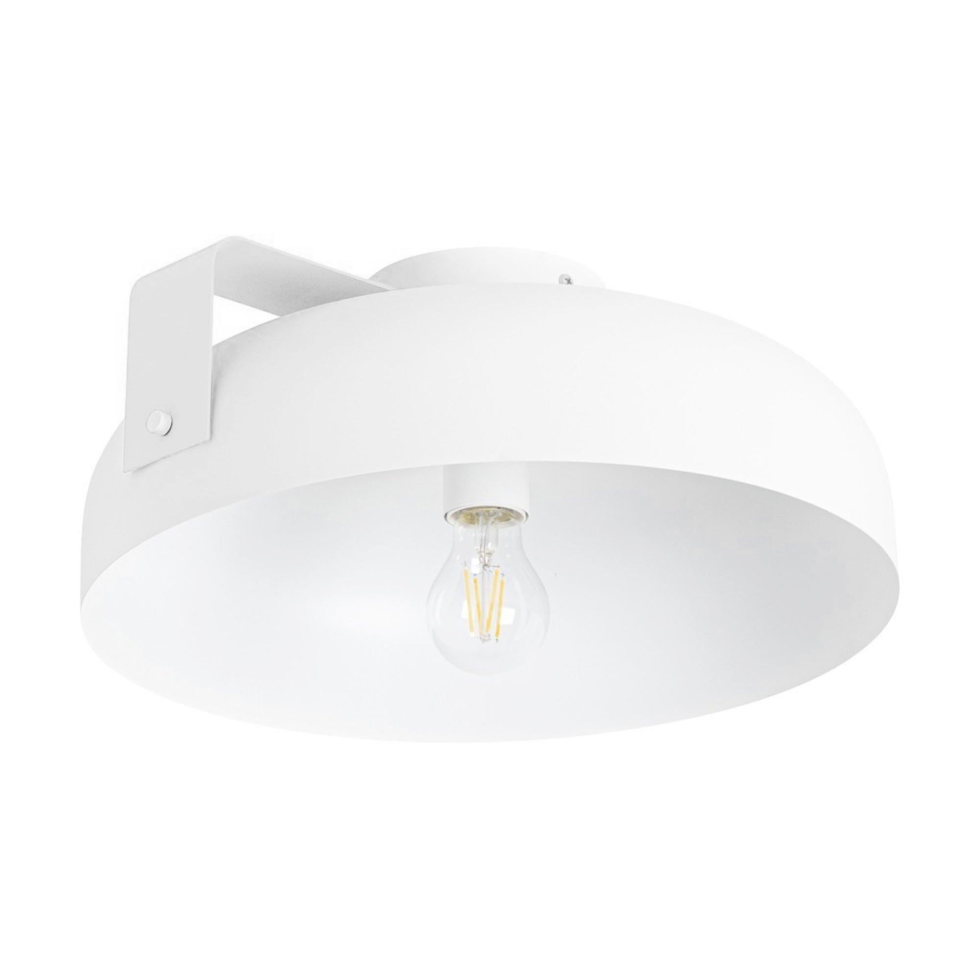 Plafonnier 1xe27, Scandinave Blanc LUMICOM Hug D.50 Cm | Leroy Merlin