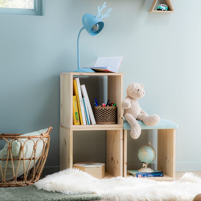 Lampe de bureau - Bleu canard Woud pour chambre enfant - Les Enfants du  Design
