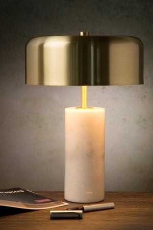 lampe à poser belina acier verre blanc G9 2X33W ampoules incluses 916  lumens 2800k